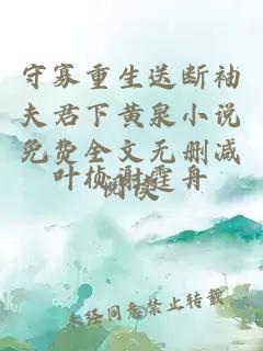 守寡重生送断袖夫君下黄泉小说免费全文无删减阅读