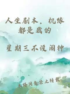 人生剧本，机缘都是我的